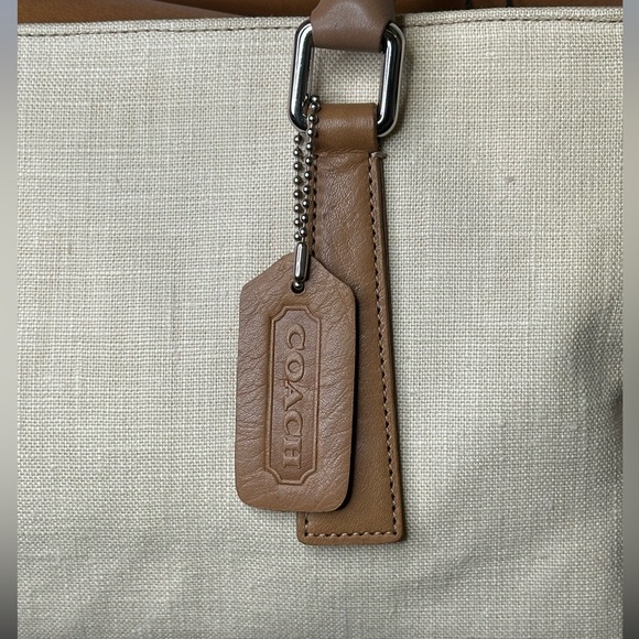 Coach Bonnie Linen Satchel Bag - Picture 3 of 10